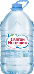 Минеральная вода Святой Источник Негазированная, в пластиковой бутылке, 5 л