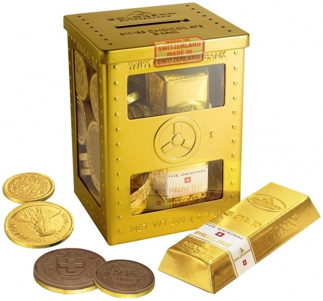 Chocolate Goldkenn, Mini Safe, gift se, 200 g Goldkenn, Mini Safe