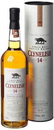 In the photo image Clynelish 14 Years Old, gift box, 0.7 L