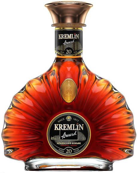 Cognac Kremlin Award 20 Years Old, gift box, 500 ml Kremlin Award