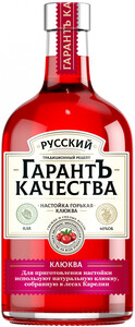 Русский ГарантЪ Качества Клюква, Настойка горькая, 0.5 л