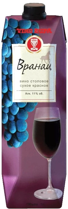 Вино Вранац Сербия Жупа 1 Литр Купить