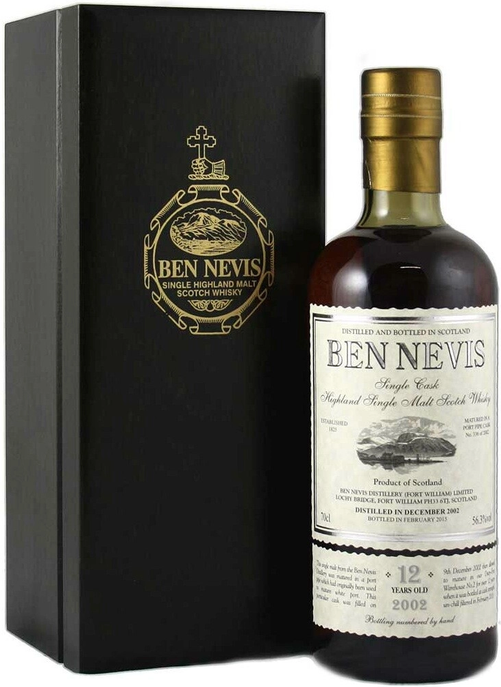 Whisky Ben Nevis 12 Years Old, wooden box, 700 ml Ben Nevis 12