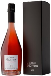 Розовое шампанское Champagne Geoffroy, Rose de Saignee Brut Premier Cru, gift box