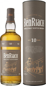Benriach 10 Years Old, in tube, 0.7 л