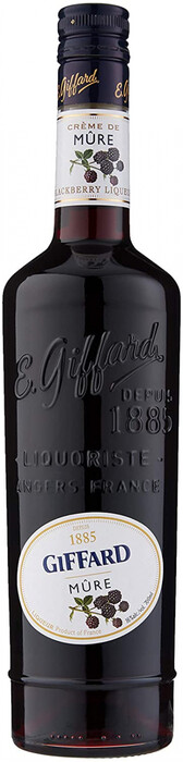 На фото изображение Giffard, Creme de Mure, 0.7 L (Жиффар, Ежевика объемом 0.7 литра)