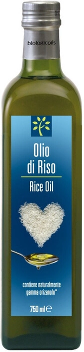 На фото изображение Biologicoils Olio di Riso, 0.75 L (Биолоджикойлс Масло рисовое объемом 0.75 литра)
