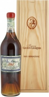 In the photo image Baron G. Legrand 1963 Bas Armagnac, 0.7 L