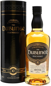The Dubliner 10 YO Single Malt Irish Whiskey, in tube, 0.7 L