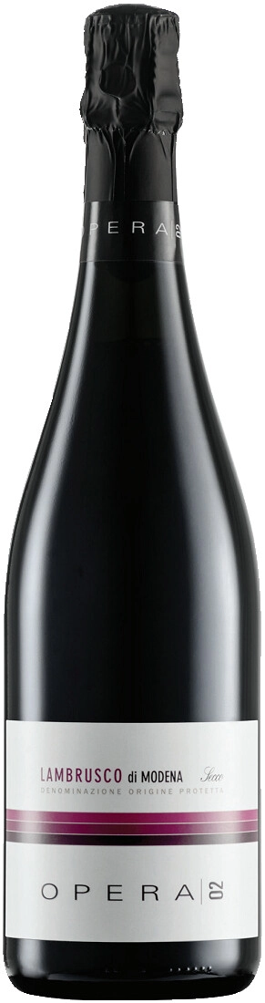 Sparkling wine Ca' Montanari, Opera 02 Brut, Lambrusco di Modena