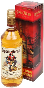 Captain Morgan Spiced Gold, gift box 3D, 0.7 л