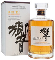 На фото изображение Hibiki Japanese Harmony, gift box, 0.7 L (Хибики Джапаниз Хармони, в подарочной коробке в бутылках объемом 0.7 литра)