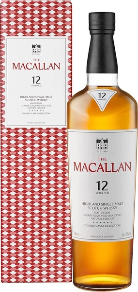 Виски «Macallan» Double Cask 12 Years Old, в подарочной коробке