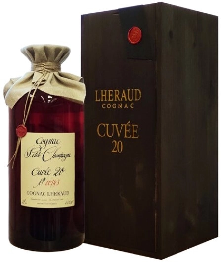 Cognac Lheraud Cuvee 20, wooden box, 5000 ml Lheraud Cuvee 20