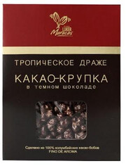 Шоколад CasaLuker, Luker Maracas Dark Chocolate Covered Nibs Cluster, 100 г