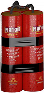 Ликер Мягков Чили & Мед, Настойка горькая, в подарочной упаковке Динамит, 0.5 л