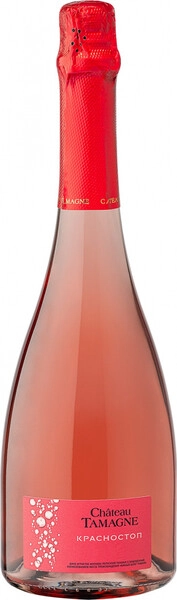 Игристое вино "Chateau Tamagne" Krasnostop, Young Demi-Sec, 0.75 л — купить в магазине Winestyle.ru Екатеринбург