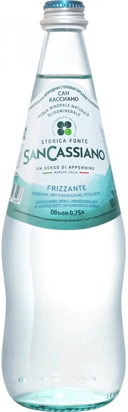 In the photo image San Cassiano Sparkling, Glass, 0.75 L