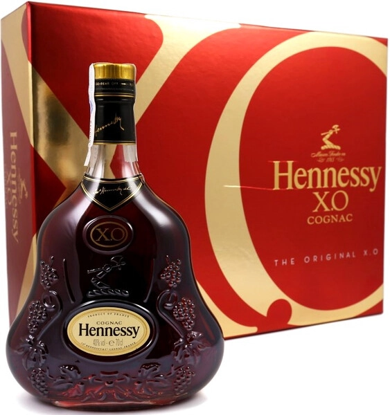Винный набор Hennessy X.O, gift set with 2 glasses — купить винный