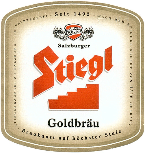 Beer Stiegl, Goldbrau, in keg, 25000 ml Stiegl, Goldbrau, in keg