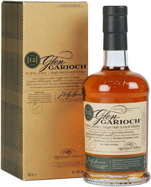 Glengarioch 12年　オールドボトル　古酒 Виски «Glen Garioch» 12 Years Old, в подарочной коробке, 0.7 л
