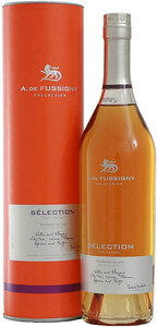 Коньяк A. de Fussigny, Selection, gift tube, 0.5 л