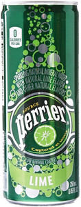 Perrier Lime, in can, 250 ml