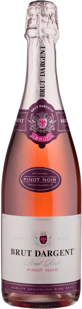 Sparkling wine Brut Dargent, Pinot Noir Rose, 2015, 750 ml