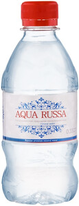 Аква Русса Газированная, в пластиковой бутылке, 0.33 л