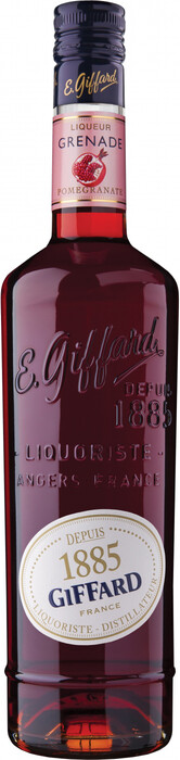 На фото изображение Giffard, Liqueur de Grenade, 0.7 L (Жиффар, Гранат объемом 0.7 литра)