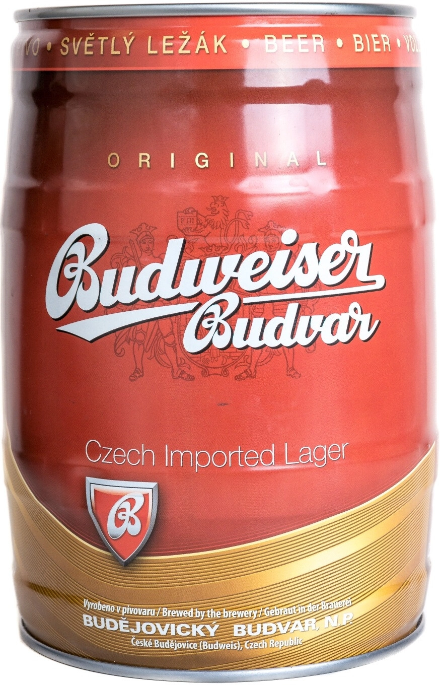 Бочонок Хайнекен 5л. Будвайзер пиво бочонок 5л. "Budweiser Budvar" svetly lezak, Mini Keg, 5 л. Пиво Будвайзер Будвар светлое.