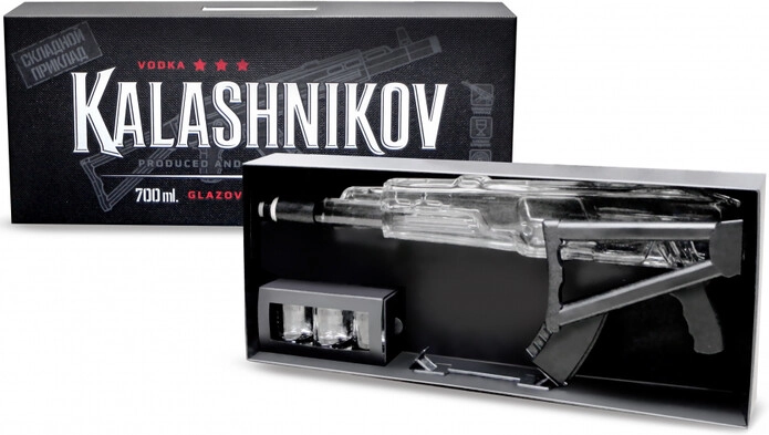 Водка «Kalashnikov», сувенирная коробка «STANDART», 0.65 л