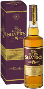 Glen Silvers Blended Scotch 8 Years Old, gift box, 0.7 л