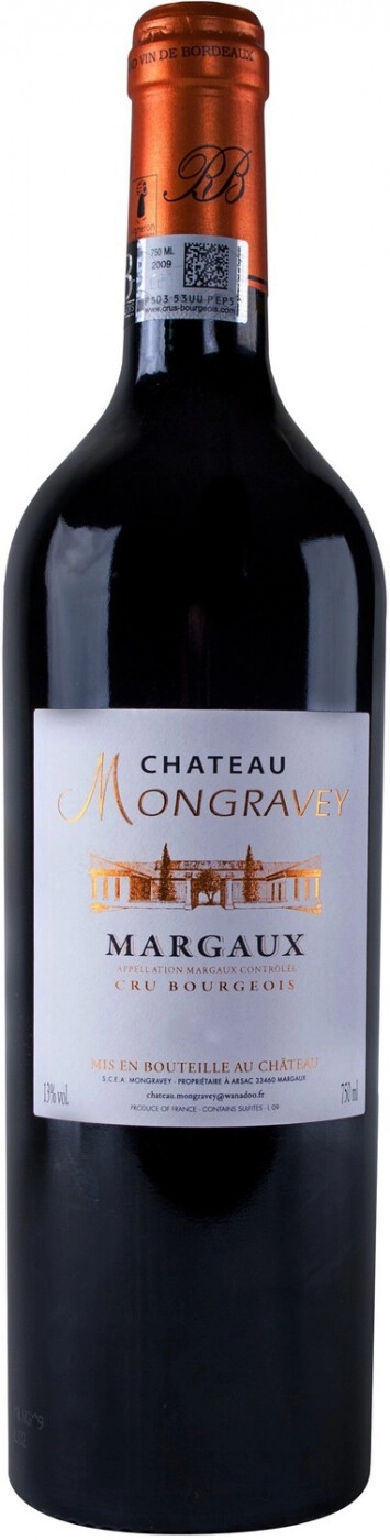 Wine Chateau Mongravey Cru Bourgeois, Margaux AOC, 2010, 750 ml