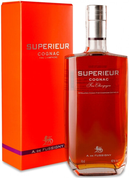 Коньяк A. de Fussigny, Superieur Fine Champagne AOC, в подарочной