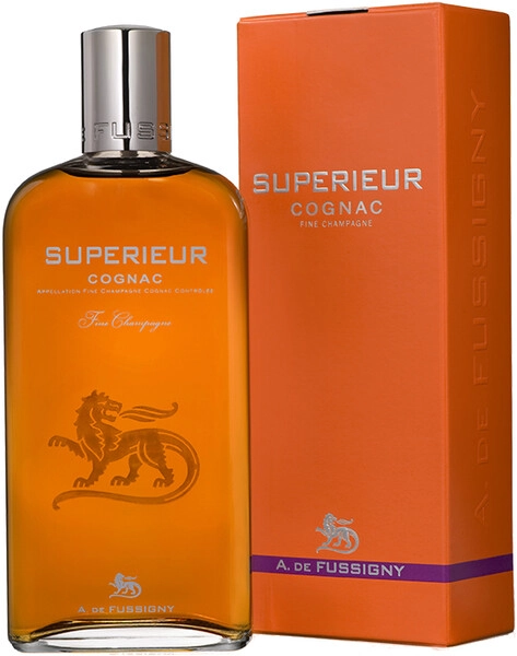 Коньяк A. de Fussigny, Superieur Fine Champagne AOC, в подарочной