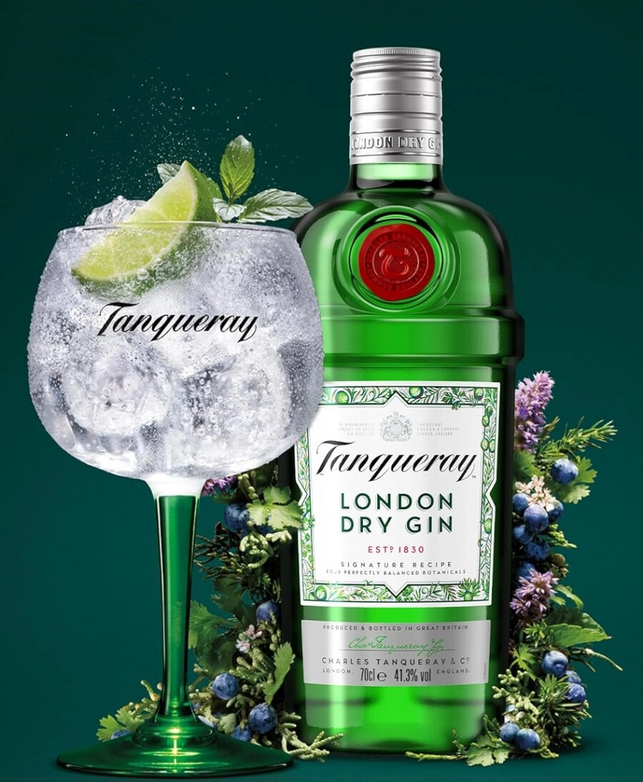 Gin Tanqueray London Dry Gin, 1000 ml Tanqueray London Dry
