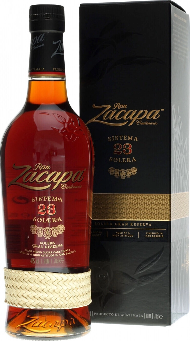 Ron Zacapa Centenario 23 Solera 0.7L (40% Vol.) in gift set with two  glasses - Ron Zacapa - Rum