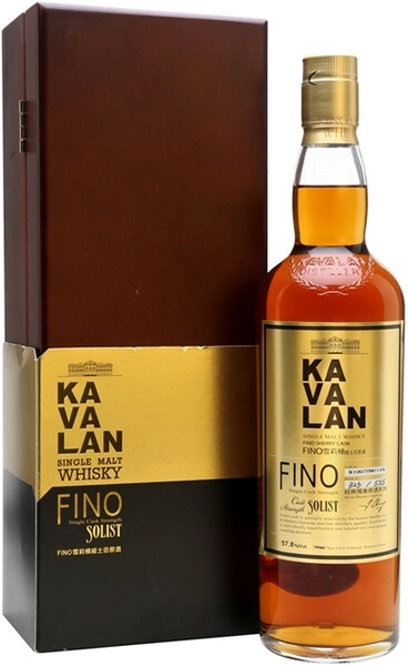 Виски Kavalan, «Solist» Fino Sherry Cask (57,8%), в подарочной