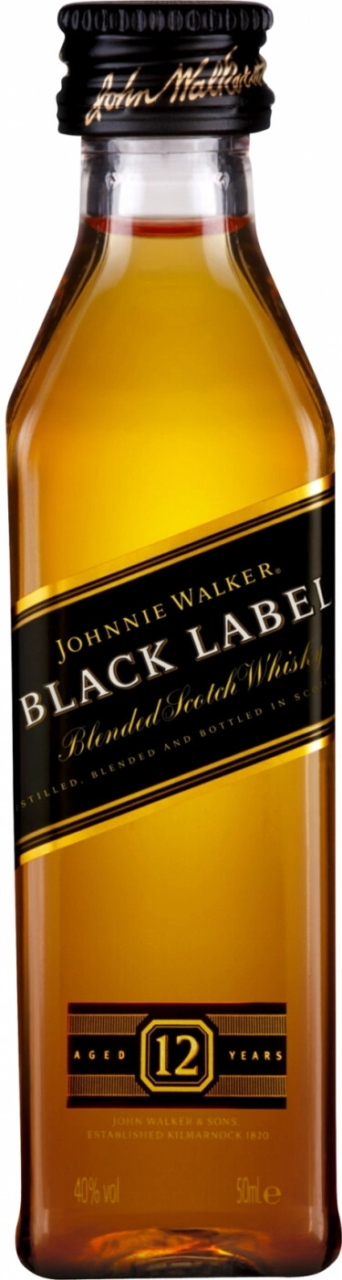 Whisky Johnnie Walker, Black Label, 50 ml Johnnie Walker, Black Label –  price, reviews