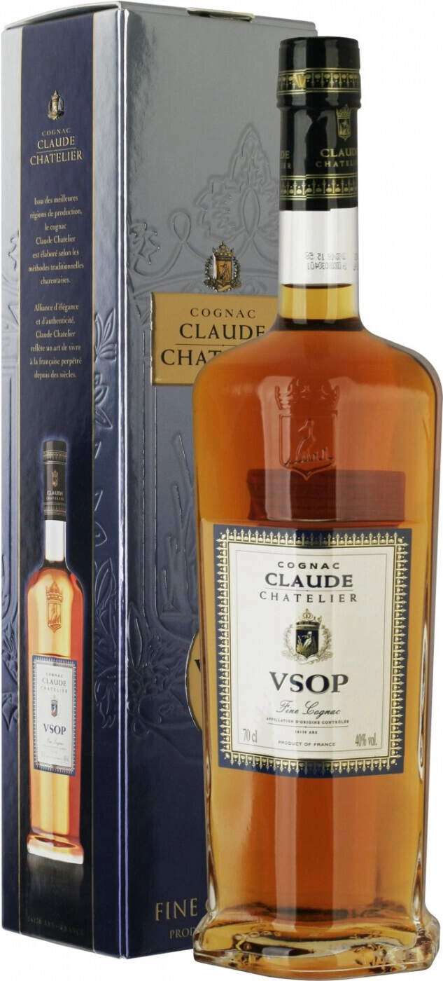 Cognac Claude Chatelier VSOP, – box box, reviews VSOP, Chatelier price, ml Claude 700 gift gift