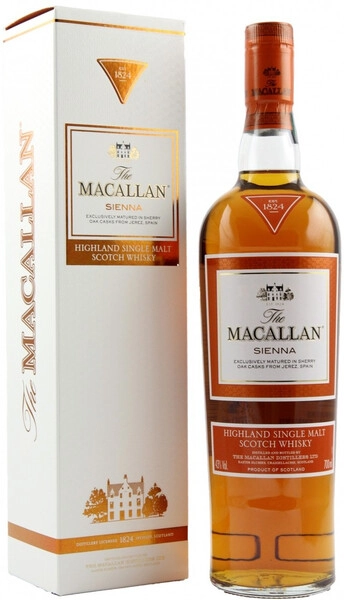Виски The Macallan 1824 Series, Sienna, в подарочной коробке, 0.7