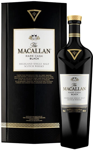 ［新品未開封］The Macallan Rare Cask Black Виски The Macallan «Rare Cask Black», в подарочной коробке, 0.7 л