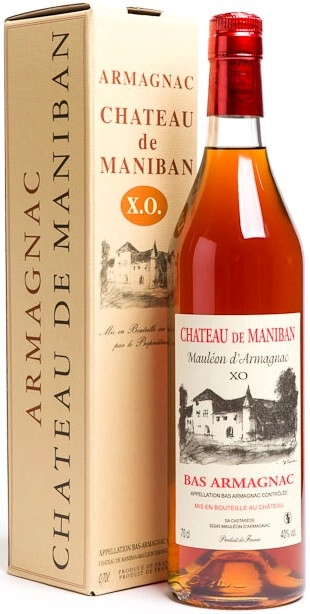 Armagnac Castarede, Chateau de Maniban XO, Bas Armagnac AOC, gift