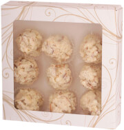 Бритарев, Кроканты с кокосом и лепестками миндаля в белом шоколаде, в коробке, 140 г