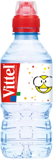 На фото изображение Vittel Kids Still, PET, sports cap, 0.33 L (Виттель Детская негазированная, в пластиковой бутылке со спортивной крышкой объемом 0.33 литра)