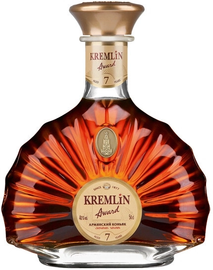 Коньяк «Kremlin Award» 7 Years Old, в подарочной коробке, 0.5 л