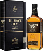 Виски Tullamore Dew, Trilogy 15 Years Old, gift box, 0.7 л