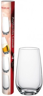 In the photo image Spiegelau “Authentis Casual” Digestive Glasses, Gift Tube, Set of 4, 0.085 L