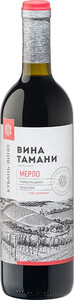 Kuban-Vino, Vina Tamani Merlot Semi-sweet, 0.7 L